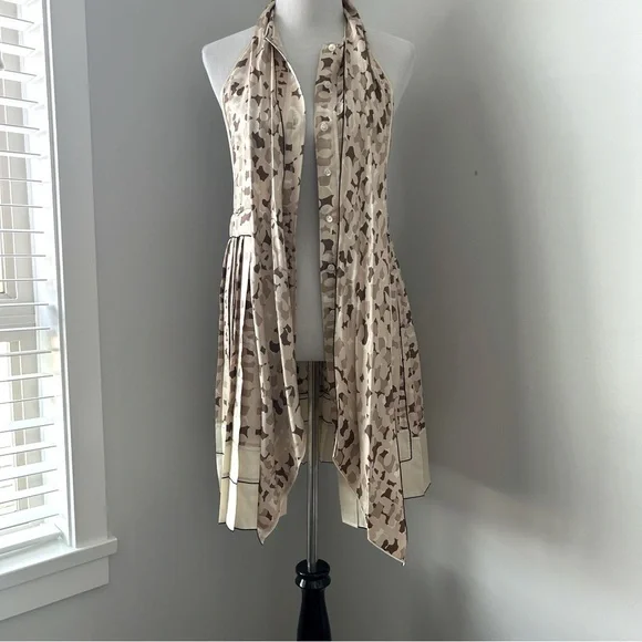 Marc Jacob Silk Pleated Backless Dress - Picture 5 of 16